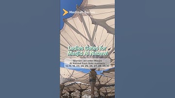 Masjid Al Nabawi | A Pilgrims Guide | Gates for Ladies to enter Masjid Al Nabawi | UAE #shorts