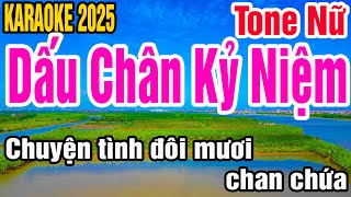 Download Lagu Karaoke Dấu Chân Kỷ Niệm Tone Nữ Nhạc Sống gia huy beat MP3