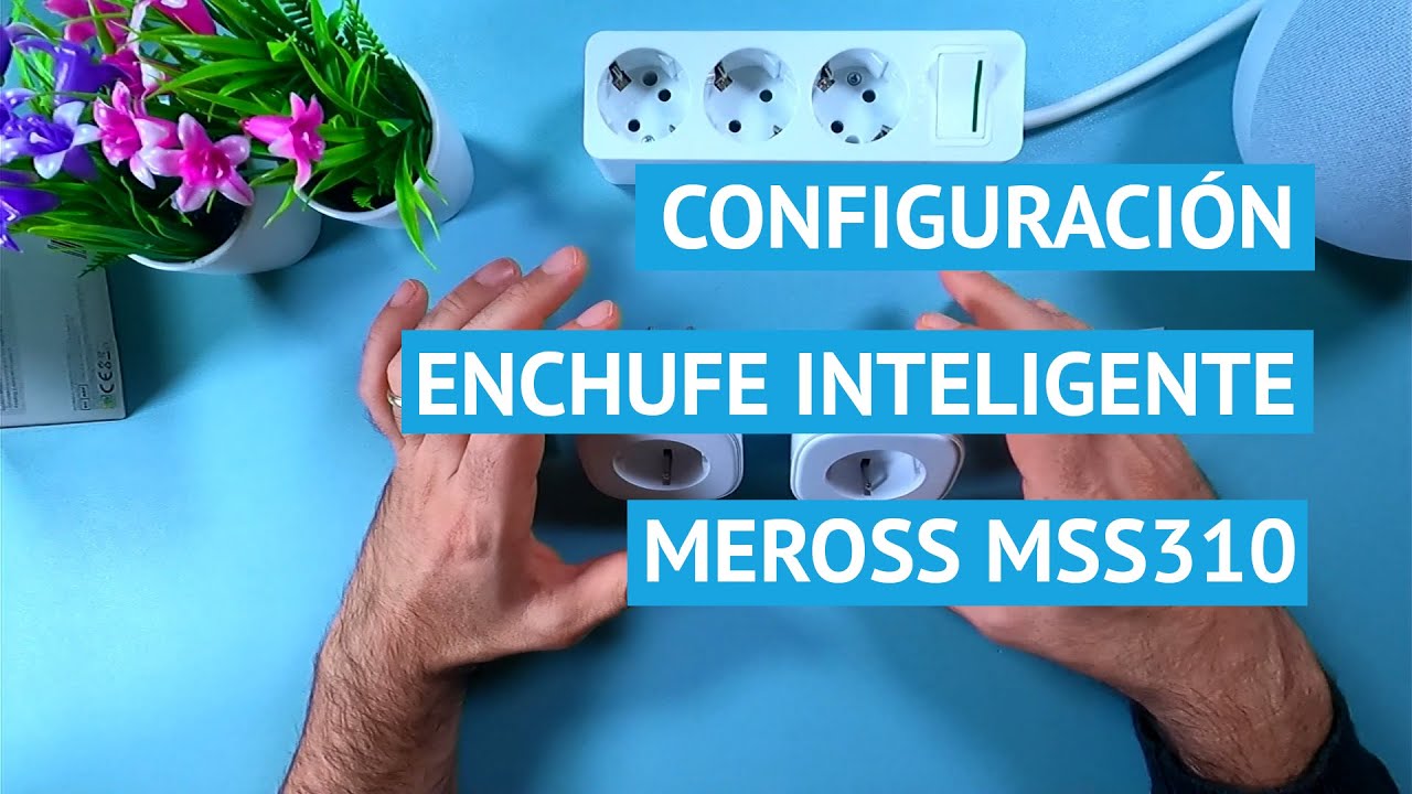 Meross-enchufe inteligente WiFi para exteriores, WLAN, enchufe de la UE,  compatible con Alexa, asistente de Google y SmartThings