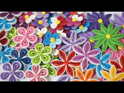 Video: Cómo Hacer Flores Nomeolvides Usando La Técnica De Quilling