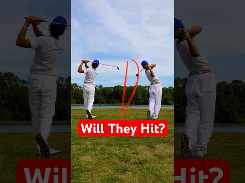Chill Twins Golf Trickshot🏌️(Part6) #golf #golfing #golfshorts #chilltwins #golfswing #golfer