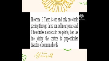 proof of the there is one and only circle passing through three non colinear points