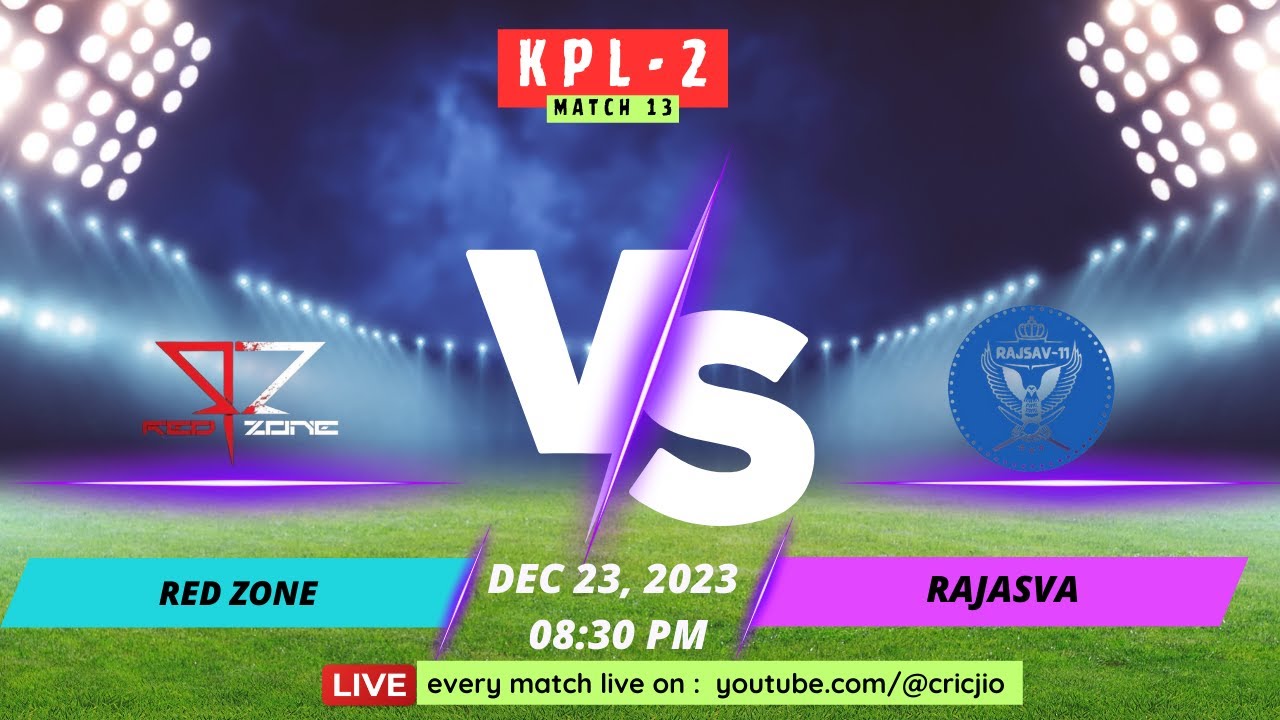 Match 13 Red Zone V/S Rajasva 11