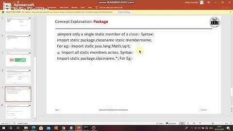 Static import in Java
