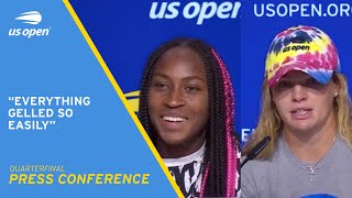 Coco Gauff & Caty McNally Press Conference | 2021 US Open Quarterfinal