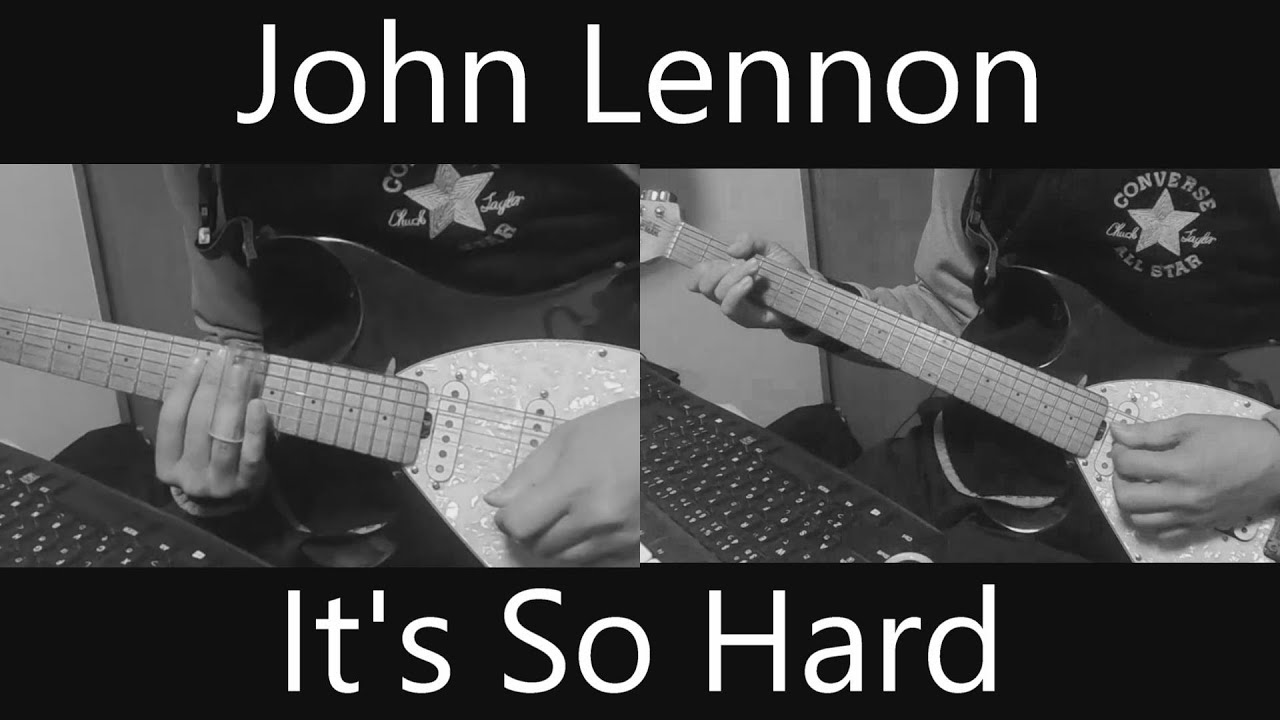 [Guitar Cover]John Lennon - It's So Hard　(Sax, StringsをSlide Guitarにアレンジ)