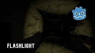 Adding PLAYER and FLASHLIGHT to the game in Godot 4