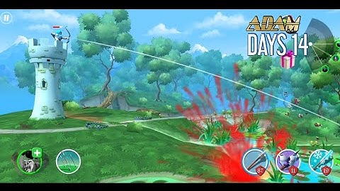 Tiny Archers - Gameplay Walkthrough Part 14- Adam: Days 14-24 (iOS, Android)