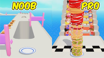 Pancake Run - Gameplay Android iOS All Levels Max Update VE12RC