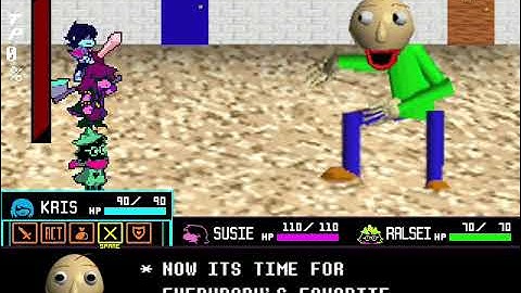 It’s Baldi Time - Deltarune Chapter 3 x Baldi’s Basics You’re Mine DA Games Mashup