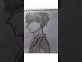 #shorts Anime Boy Side View Drawing