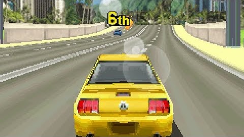 [NO SOUND] Asphalt 3 3D: Street Rules BREW version Gameplay in Melange Emulator