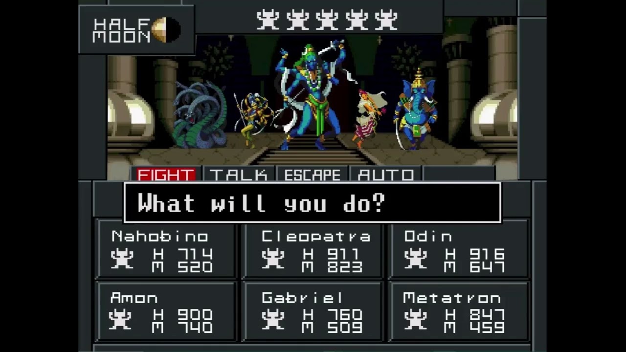 Shin Megami Tensei SNES-inspired battle theme