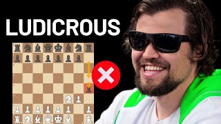 Carlsen Plays Complete Trash Then Wins In 24 Moves