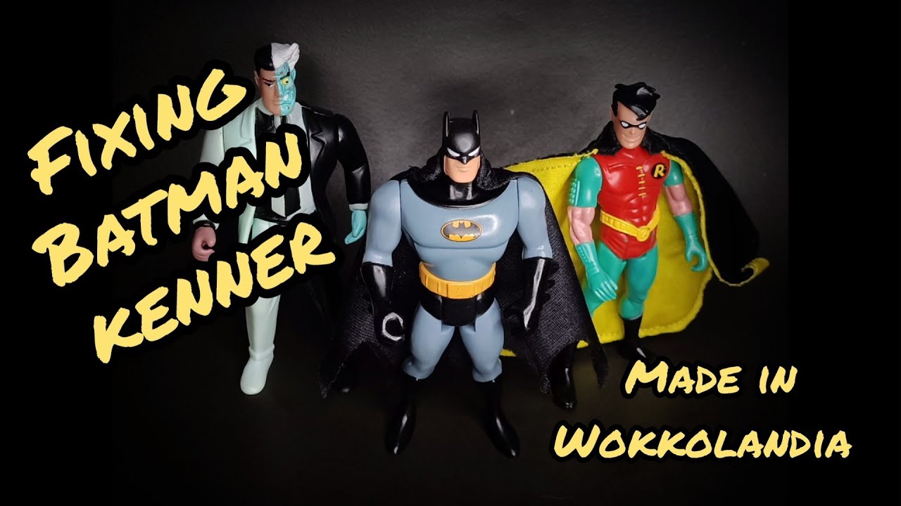 fixing Batman kenner toys, figure 120