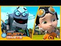 Rusty makes a robot cat   rusty rivets  cartoons for kids