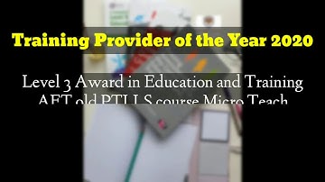 Russbridge Academy Ltd Level 3 AET Course Micro Teach