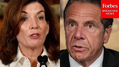 New York Gov. Kathy Hochul Signs Sexual Harassment Legislation As Cuomo Defends Record