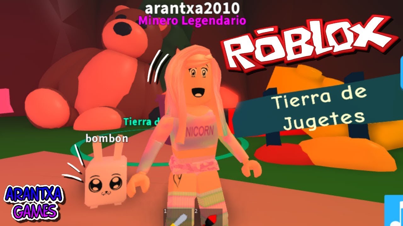 Roblox Mining Simulator Tierra De Juguetes Arantxa Games Youtube - videos de los juguetes de arantxa roblox roblox free