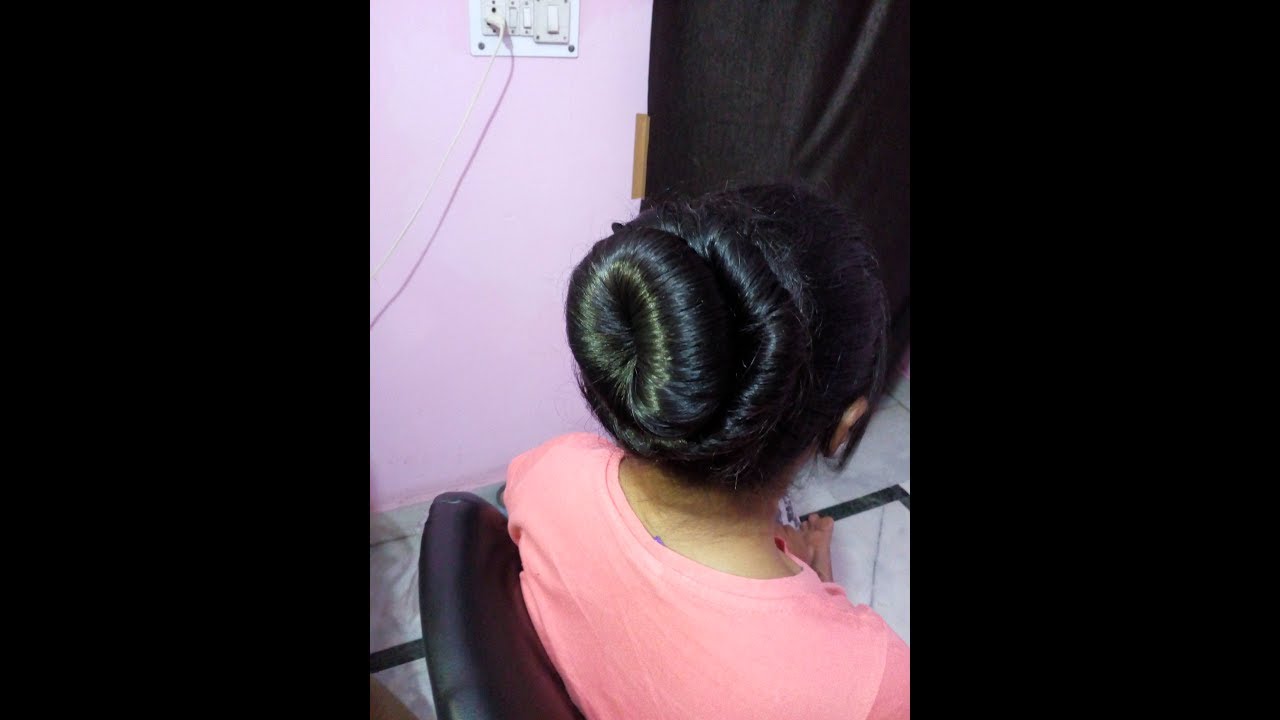 Simple hair bun (Jooda) in less than 5 minute 1 YouTube