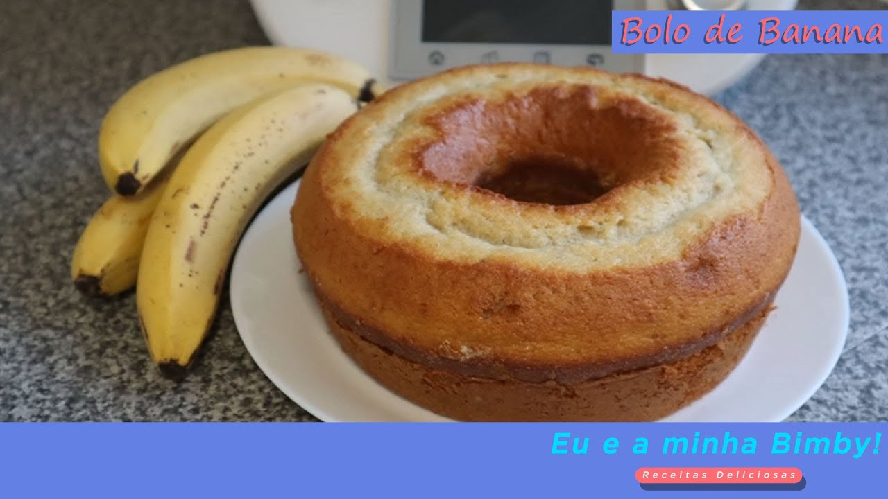 Bolo de Banana com Eu e a minha Bimby!