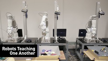 Watch 14 Robotic Arms Teach Each Other How to Grasp Objects