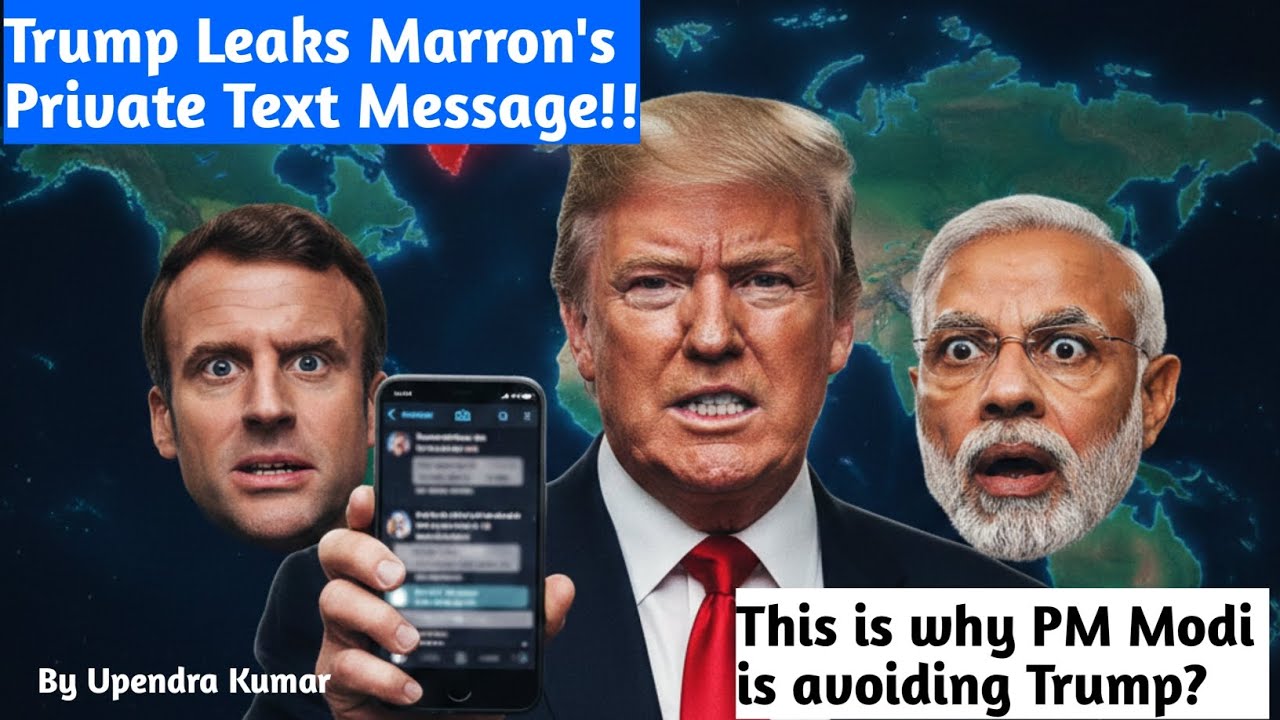 TRUMP LEAKS FRANCE'S PRIVATE MESSAGE TO THE WORLD | Is this why PM Modi Avoids Trump? 