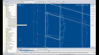 Curtain Wall integrated window - Locking Points reactions