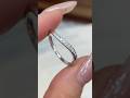 Sterling Silver Stackable Lab Diamond Infinity Ring #yushinejewelry #diamond #lab #jewelry #silver