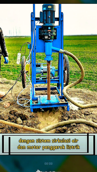 Mesin Bor tanah Ini Bisa Tembus Puluhan Meter😲