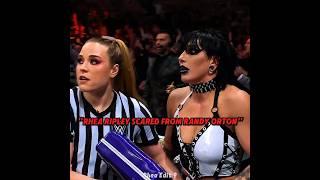 Rhea Ripley Not Scared From Anyone But Scared From Randy Orton 😨☠️ Edit! #wwe #randyorton #shorts