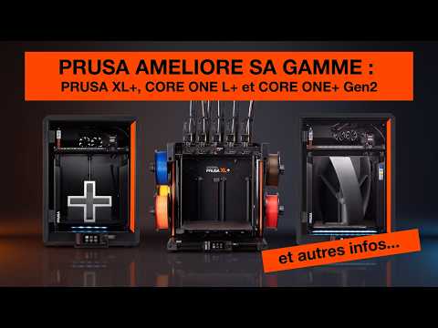 PRUSA updates its entire lineup: XL+, CORE One+ Gen 2 and CORE One L+ (+INDX info)
