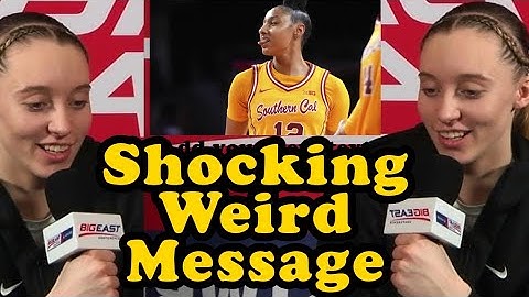 🚨Paige Bueckers Breaks Silence On How Juju Watkins USC Trojans Defeat