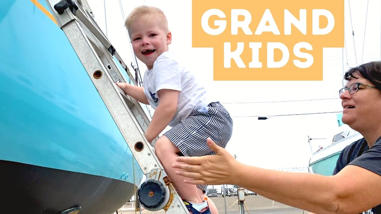 It's Grammie's Boat! Grandkids on the Sailboat | ep. 163