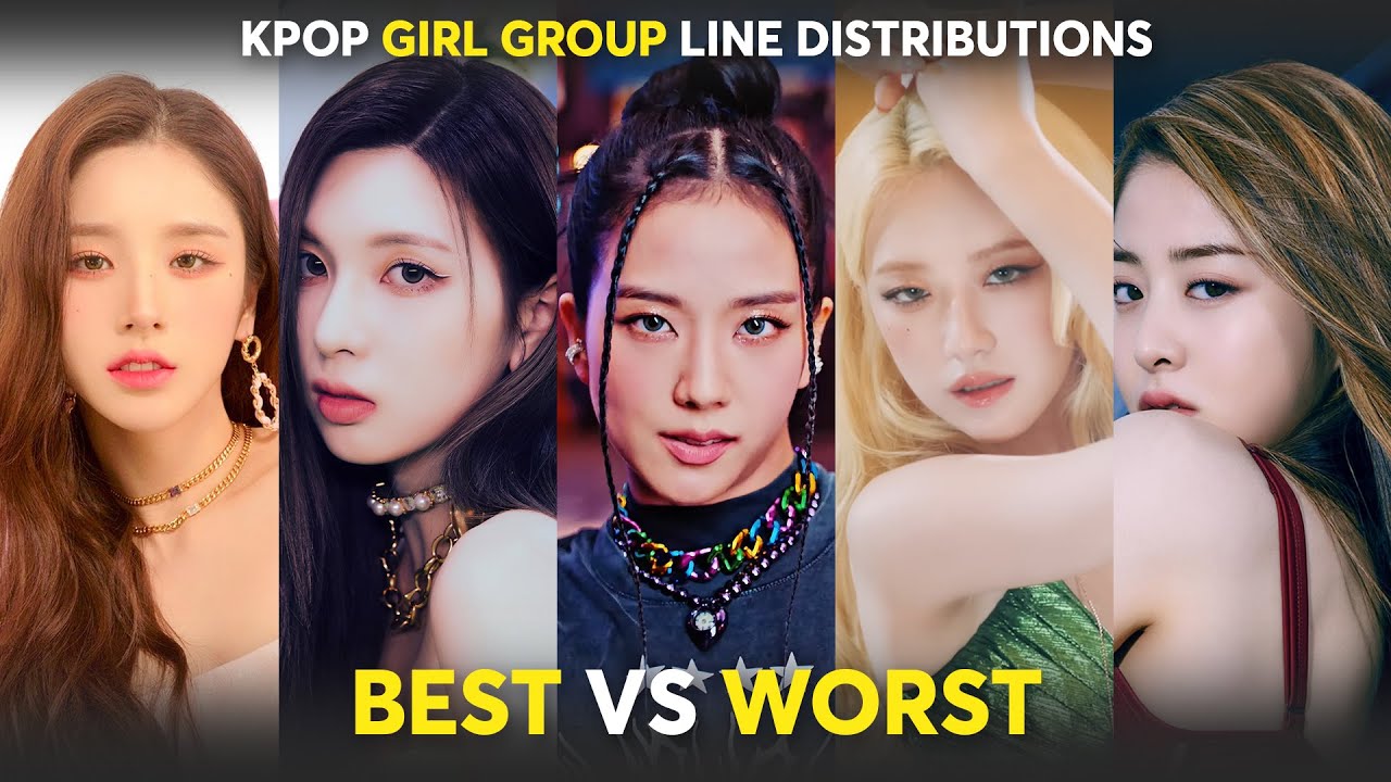 BEST and WORST Line Distributions Of Kpop Girl Groups (UPDATED) YouTube