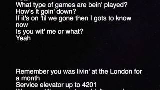 U With Me? - Drake (Lyrics)