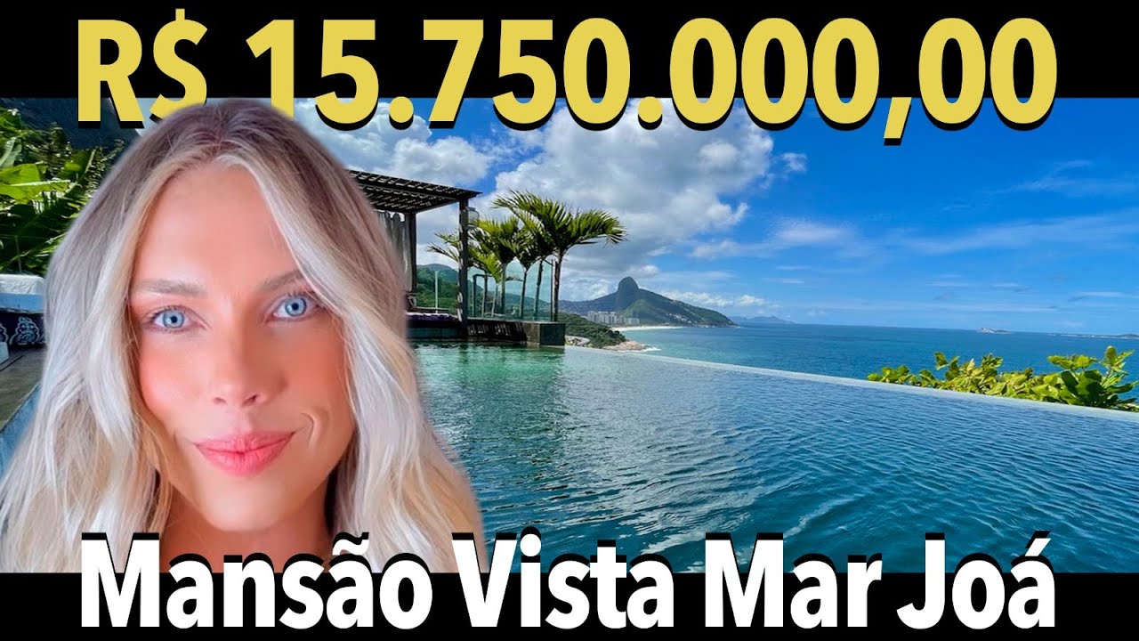 Mansão de Luxo a Venda no Joá por R$ 15.750.000,00  5 suites 900 m2 CASA DE LUXO BRASIL #RJ708