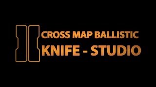 Cross Map Ballistic Knife - Studio