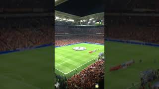 Galatasaray - Lokomotiv Moskova Şampiyonlar Ligi Seromonisi... Müzikle Birlikte Stad Yıkılıyor.