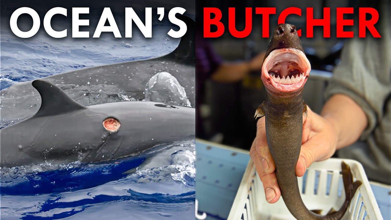 Эта акула-вампир пожирает всё живое