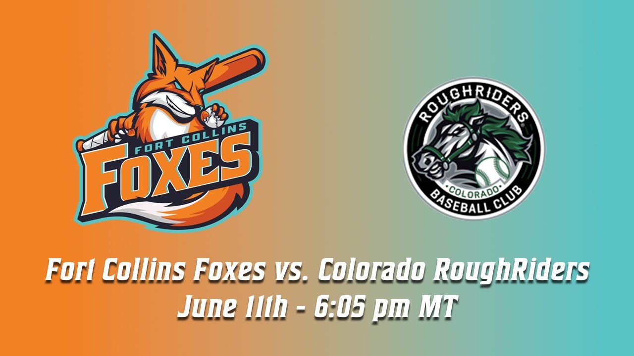 Fort Collins Foxes host Colorado RoughRiders - YouTube