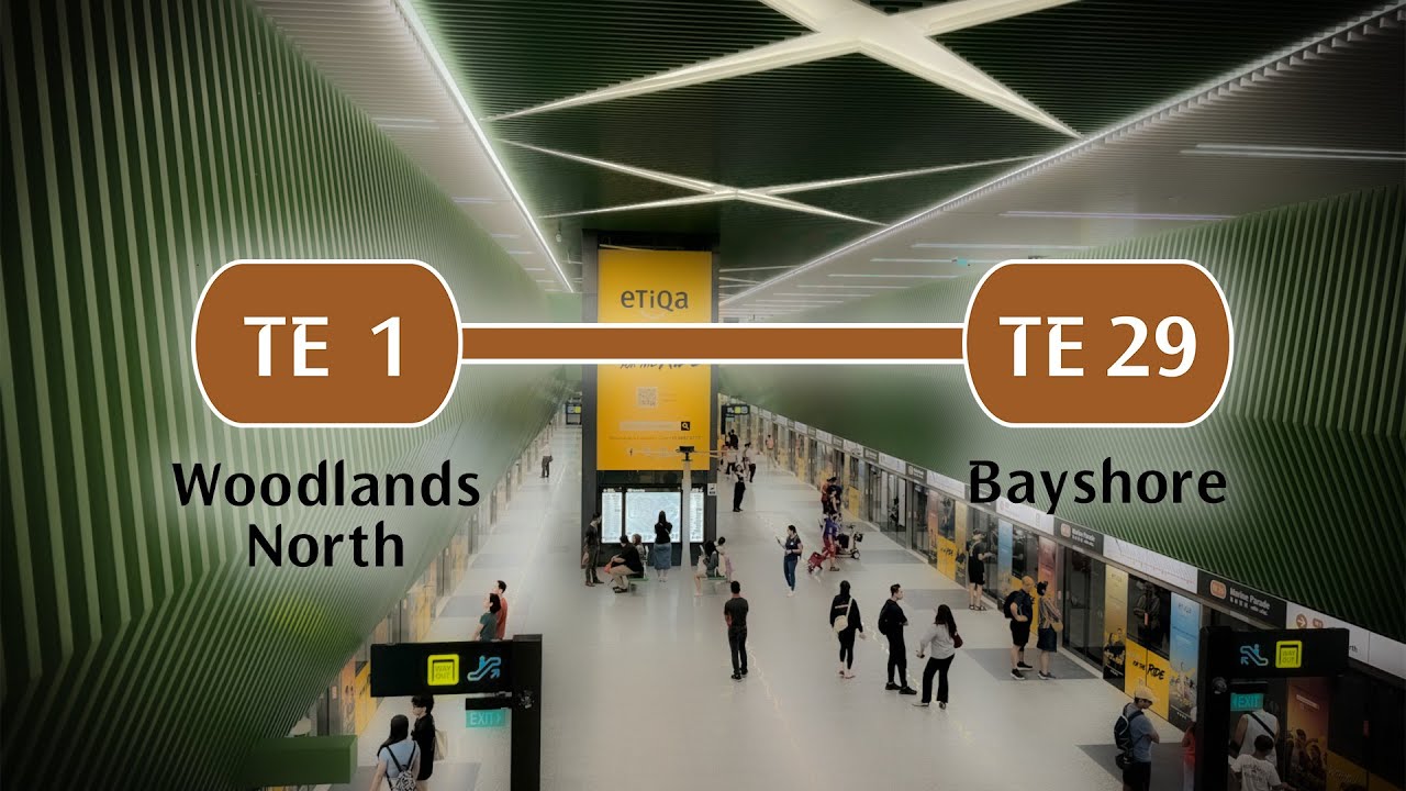Woodlands North → Bayshore (TEL4 opening day)