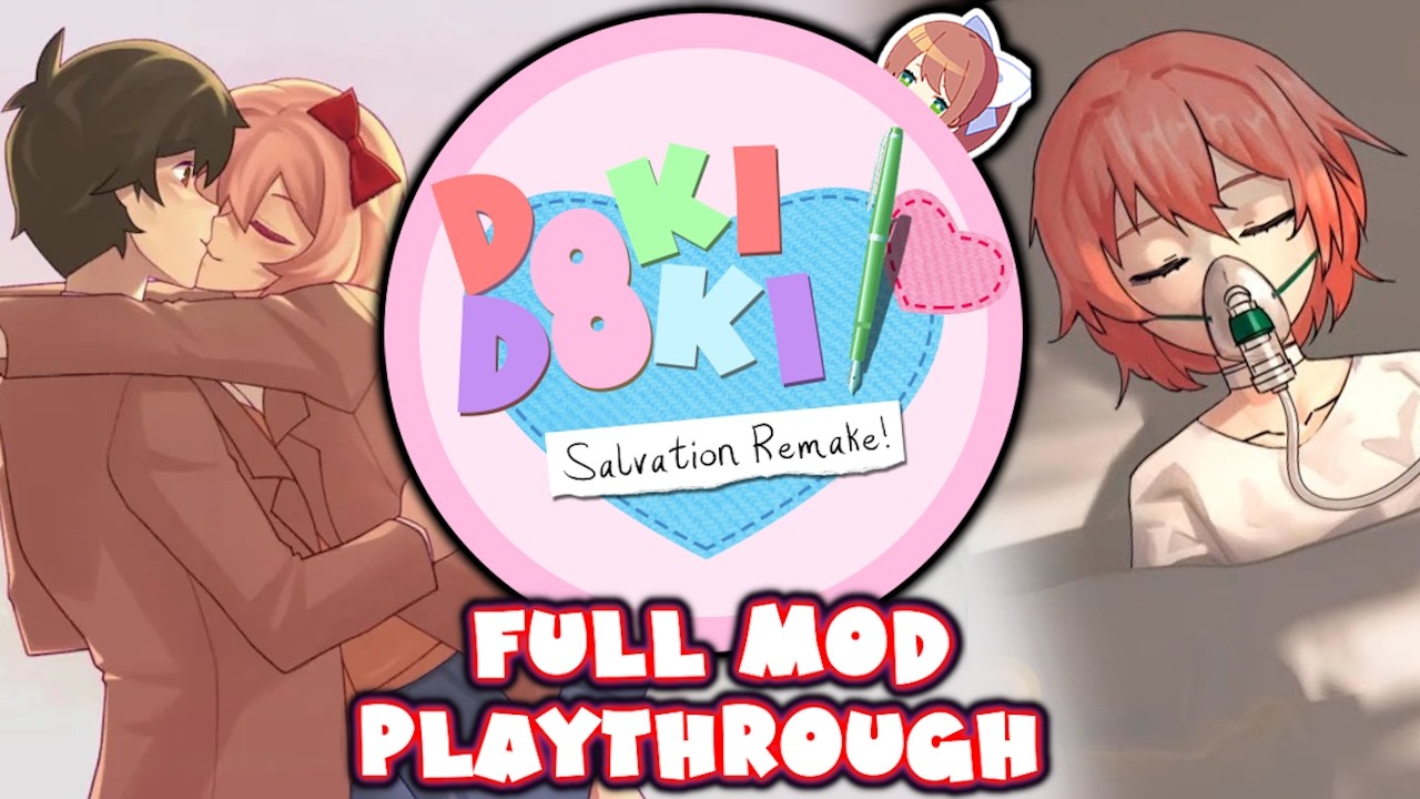 DDLC Salvation Remake! MOD (Full MOD) [ Full Non Commentary Playthrough ]