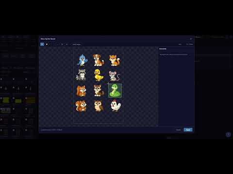 Sprite Sheet Slicer tutorial