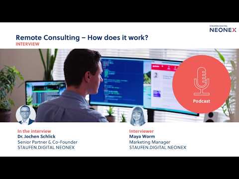 How to do management consulting remotely? An interview experience report
