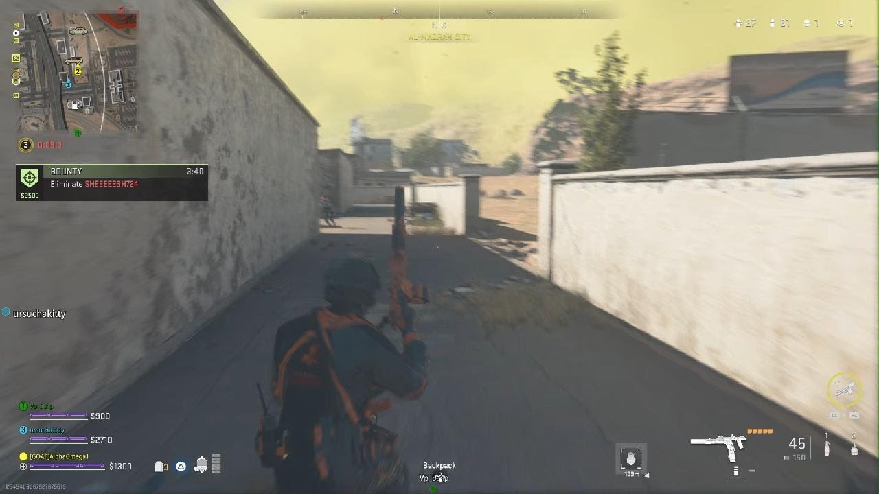 3rd person trio squad dub with vp strip on the new Warzone map