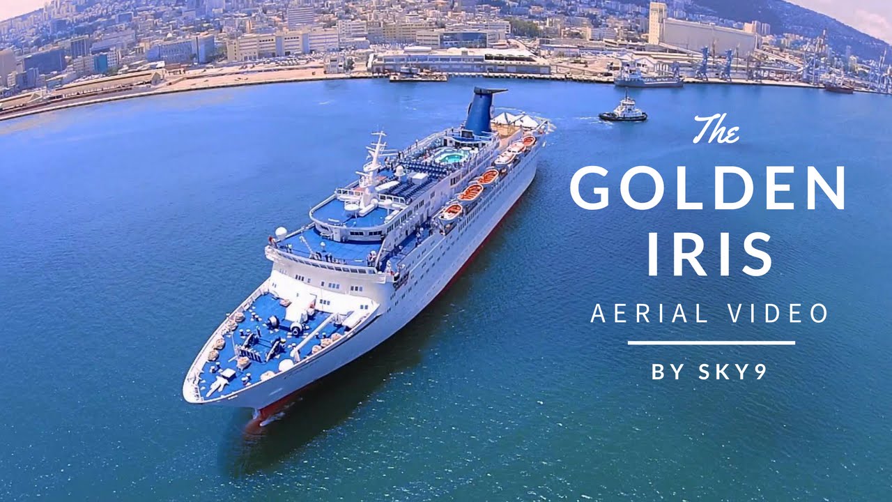 Golden Iris Cruise Ship Aerial Footage With Drone Youtube