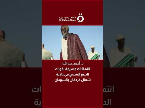 د أحمد عبدالله انتهاكات جسيمة لقوات الدعم السريع في ولاية شمال كردفان بالسودان