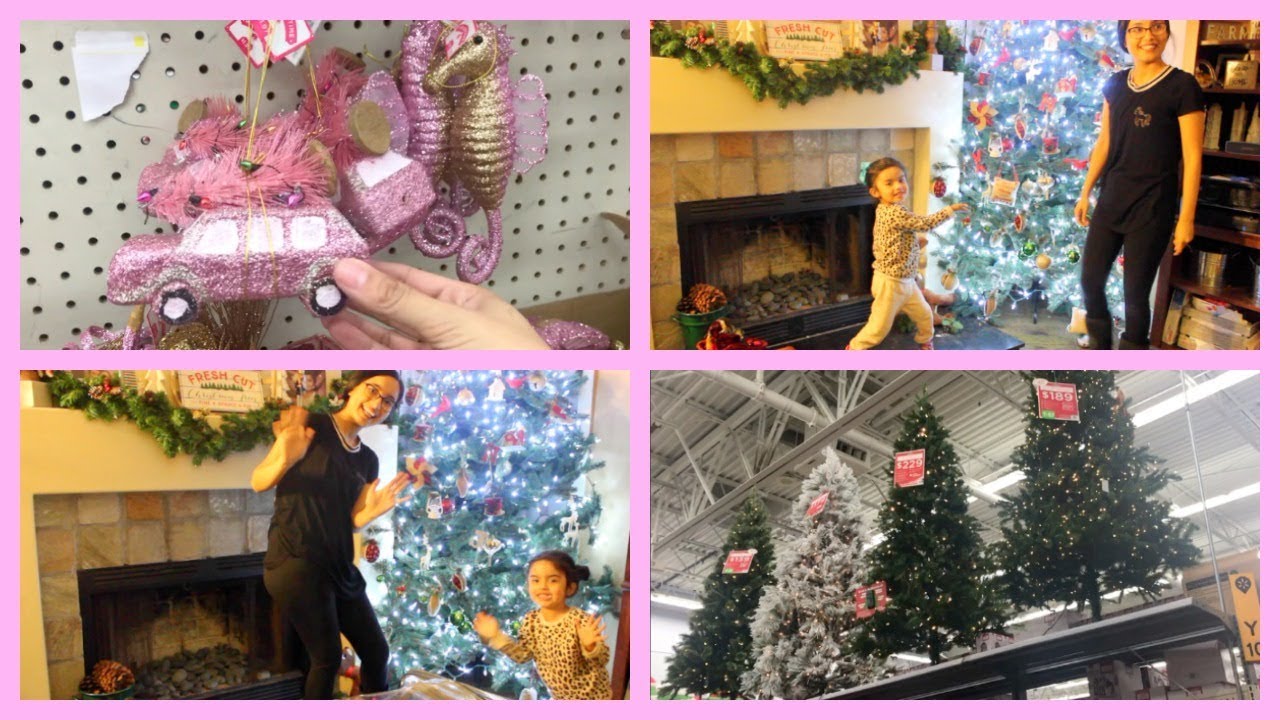 XPARKLEMAS | PUTTING UP THE CHRISTMAS TREE | WALMART SHOP WITH ME!!!