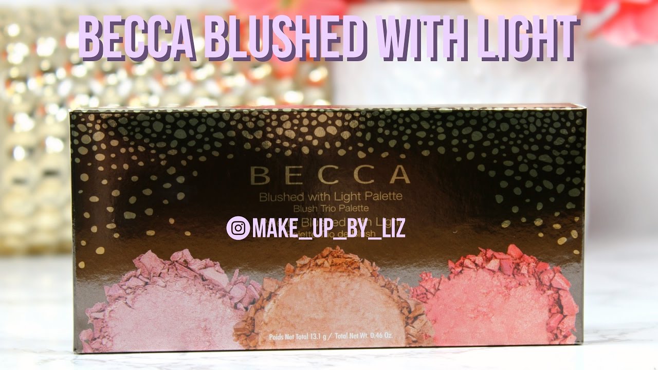 Younique Touch Cream Foundatoin and Full Face with Becca Blush, Champagne Pop and Pearl